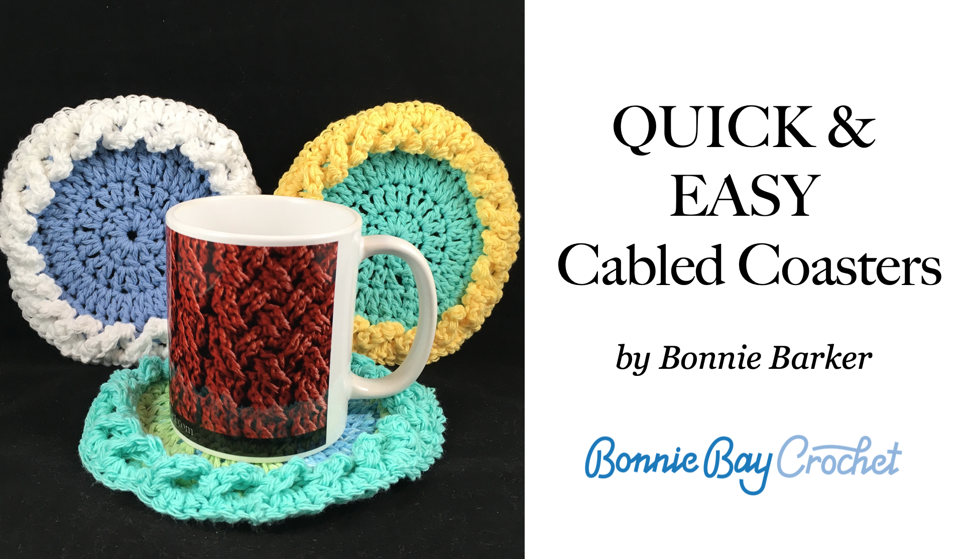 Quick & Easy Cabled Coasters