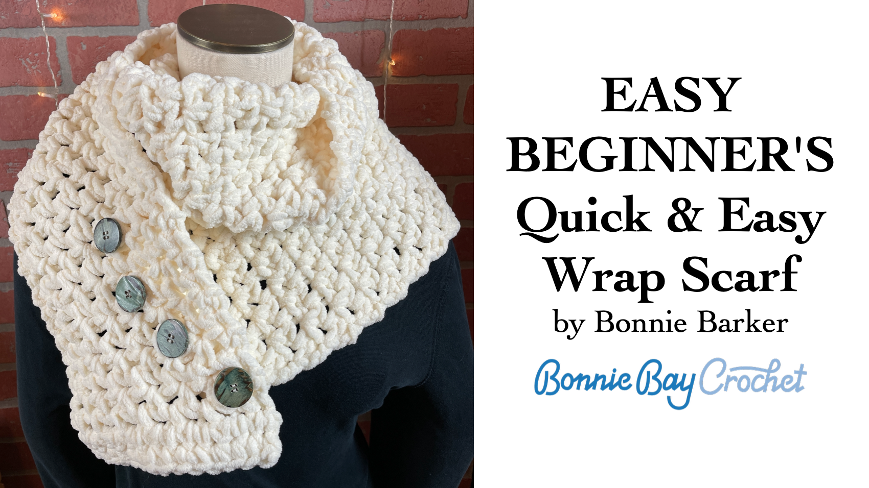 EASY BEGINNER'S Quick and Easy Wrap Scarf