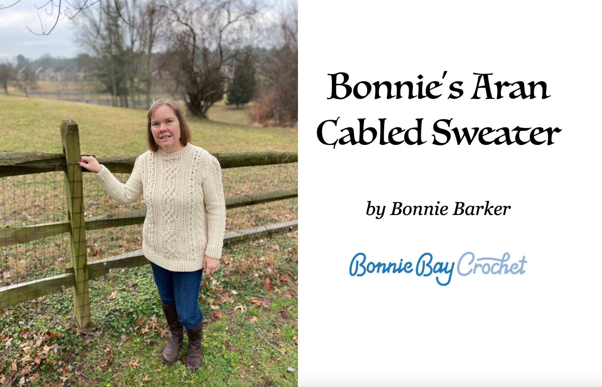 Bonnie's Aran Cabled Sweater