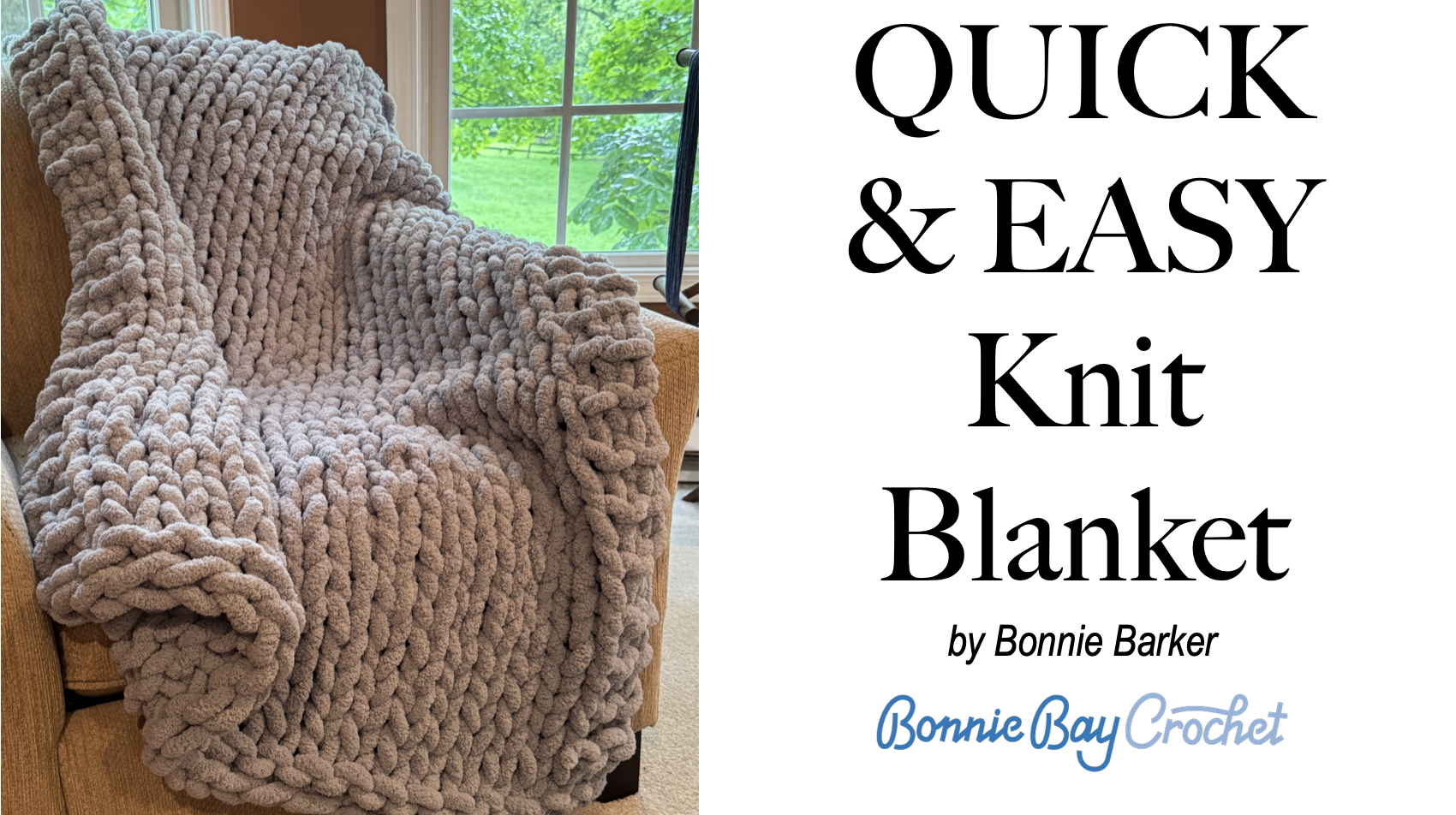 QUICK & EASY Knit Blanket