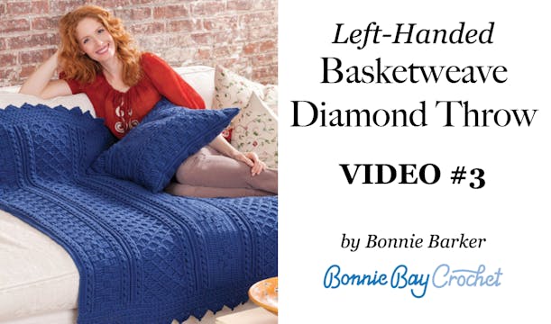 Left-Handed Basketweave Diamond Throw...