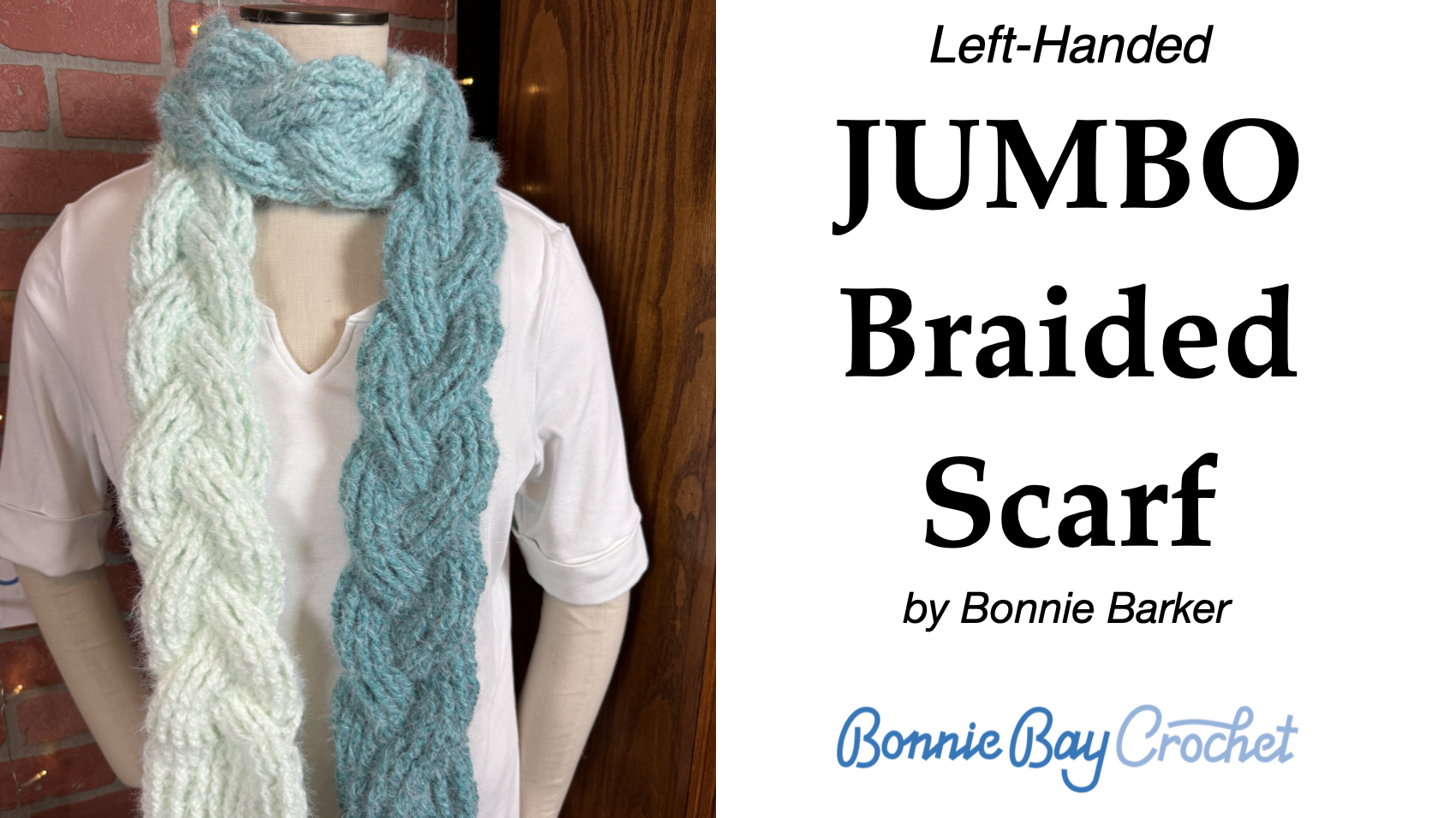 Left-Handed Jumbo Braided Scarf