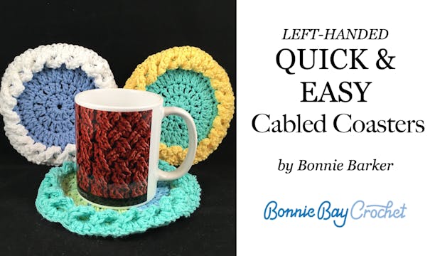 Left-Handed Quick and Easy Cabled Coa...