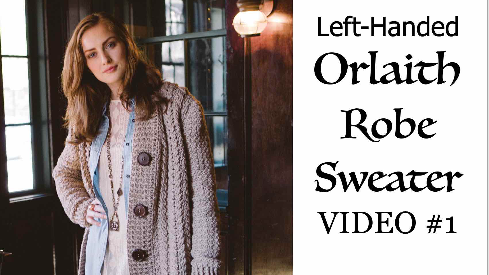 Left-Handed Orlaith Robe Sweater