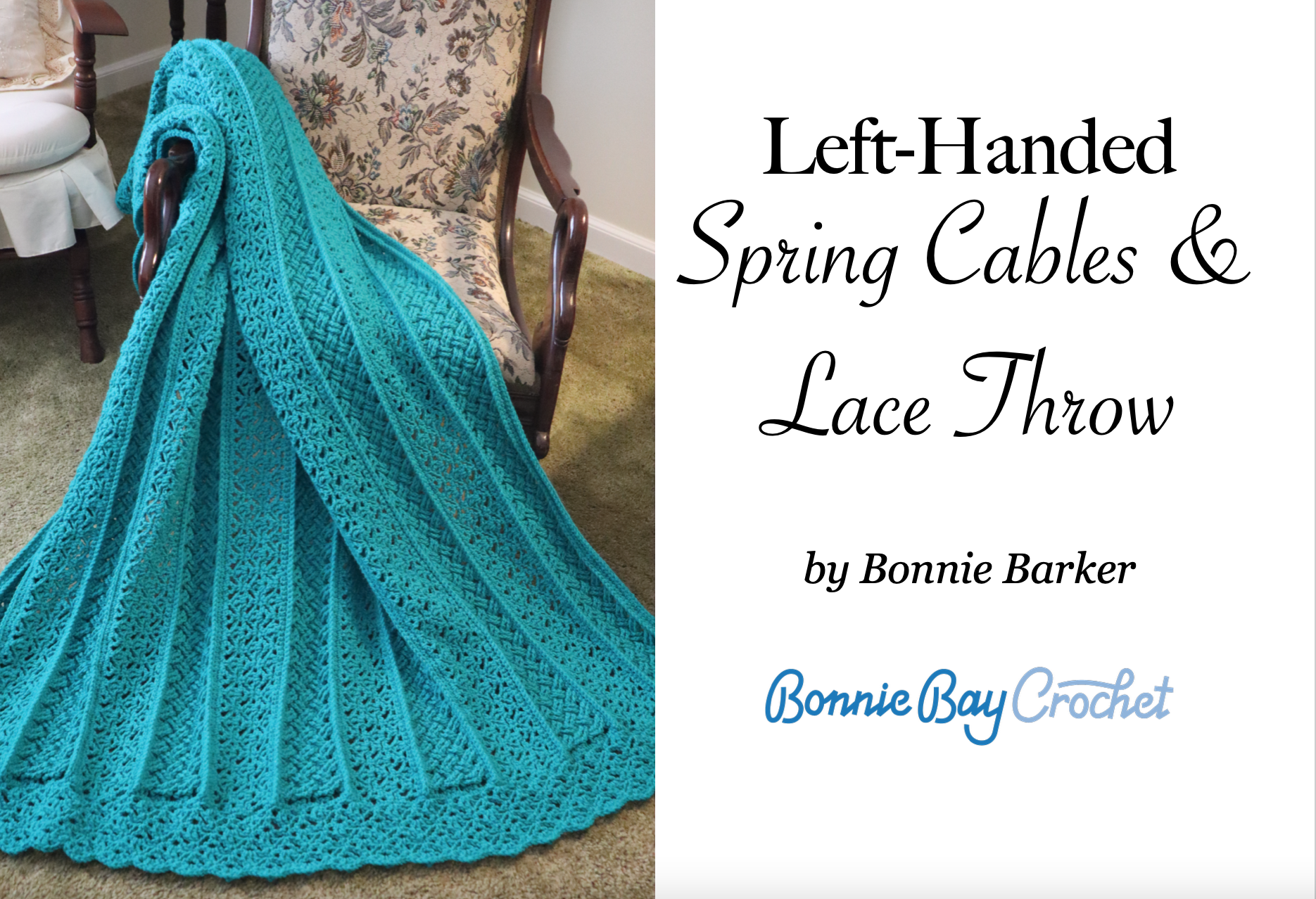 Left-Handed Spring Cables and Lace Throw