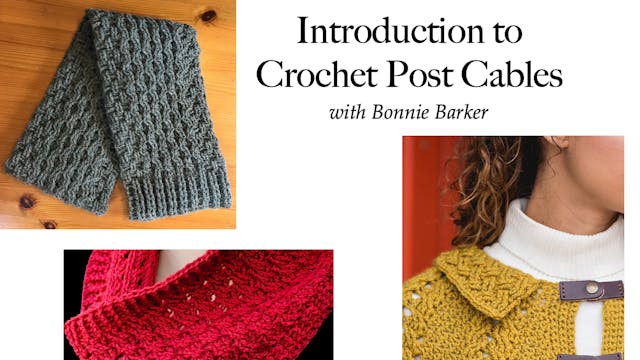 Introduction to Crochet Post Cables -...