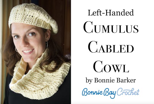 Left-Handed Cumulus Cabled Cowl