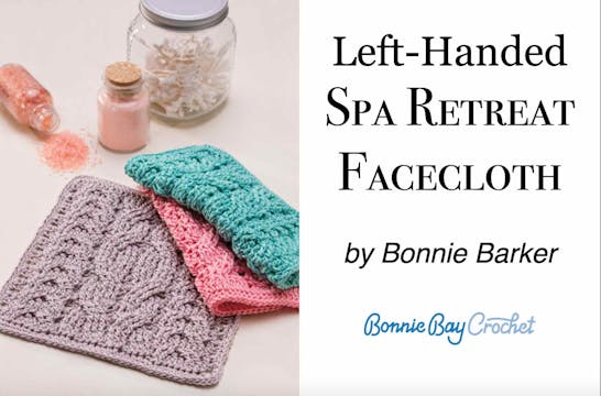 Left-Handed Spa Retreat Facecloth