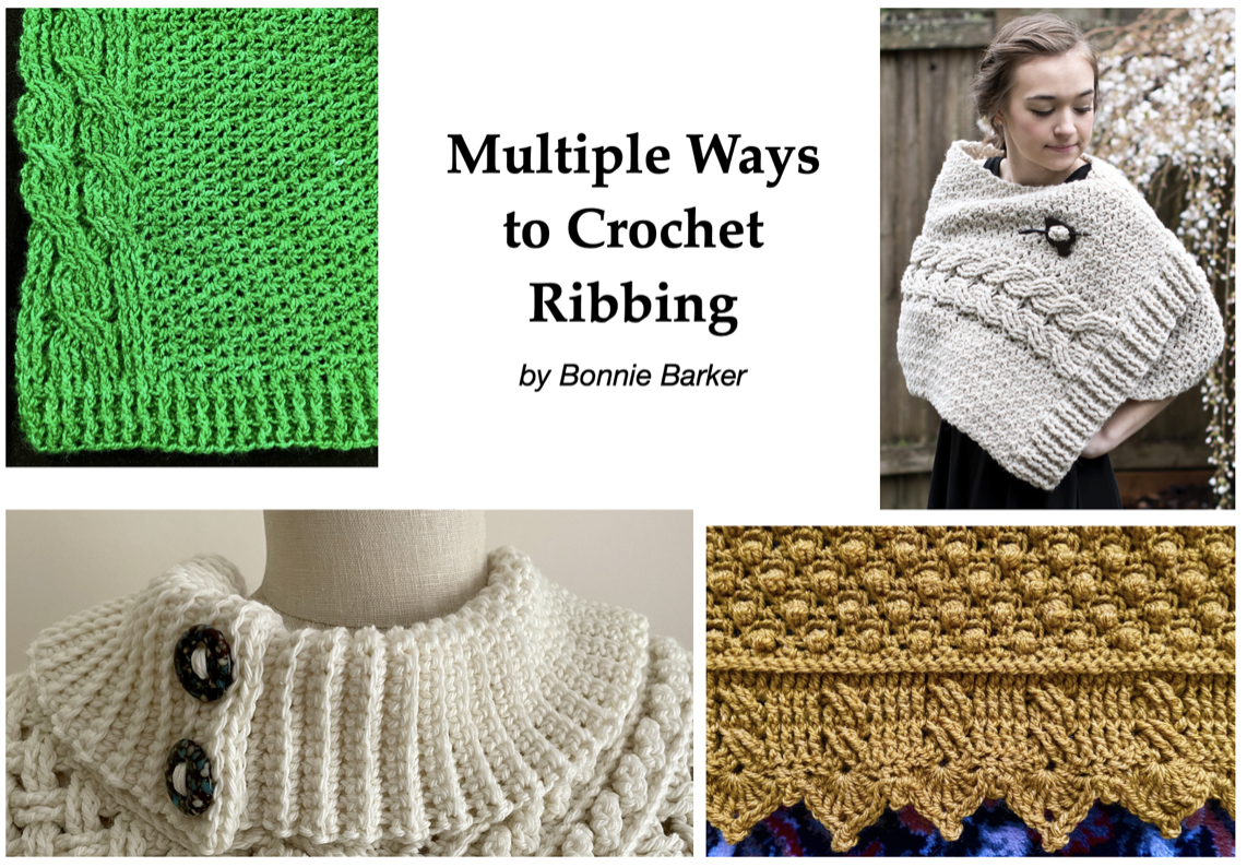 Many Ways to Crochet Ribbing