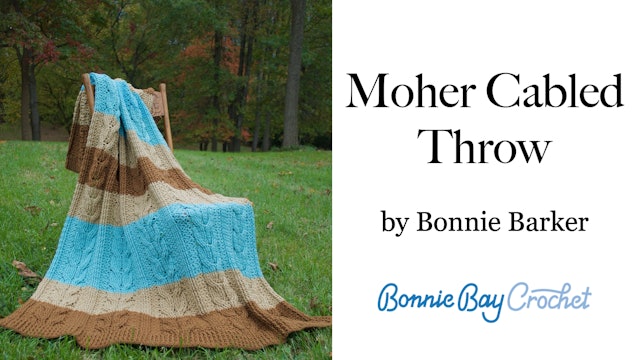Moher Cabled Throw