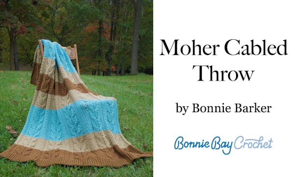 Moher Cabled Throw