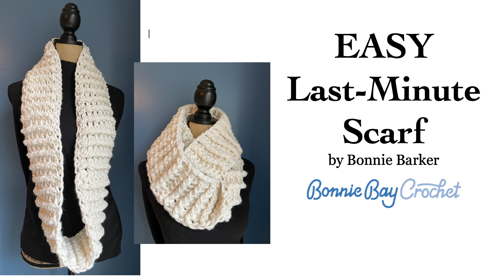 EASY Last Minute Ribbed Scarf