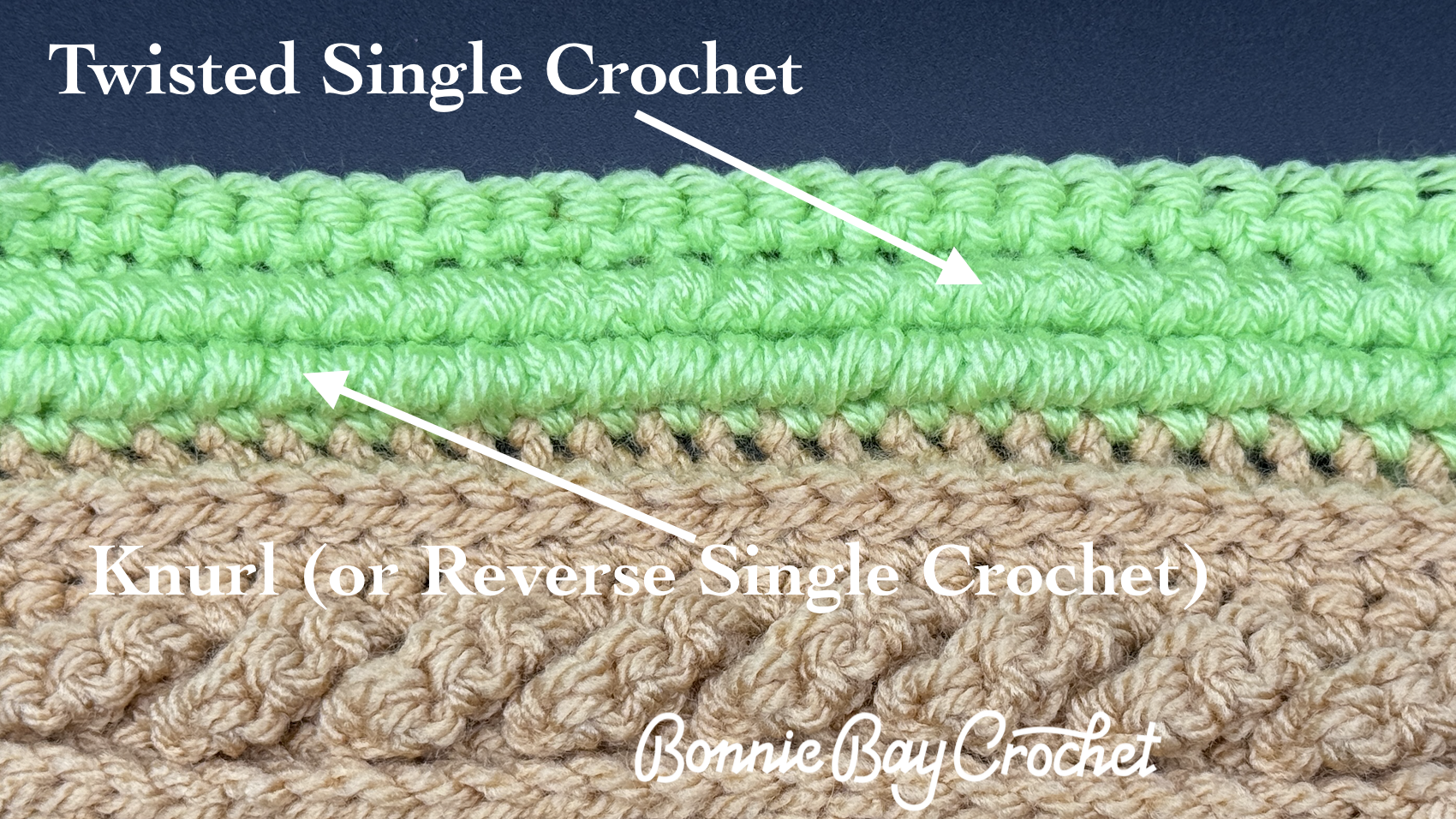 The Twisted Single Crochet