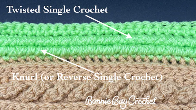 The Twisted Single Crochet