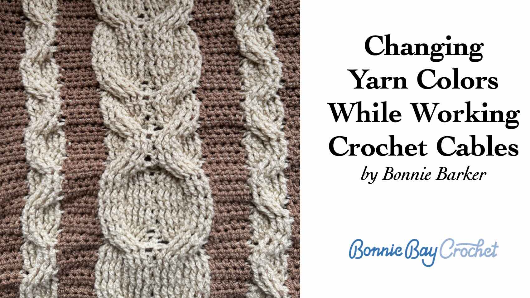 Changing Yarn Colors While Crocheting Cables