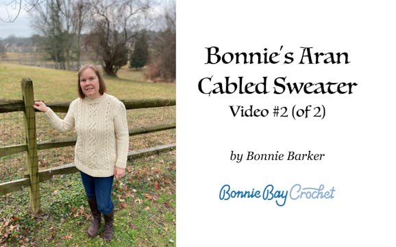 Bonnie's Aran Cabled Sweater (2 of 2)