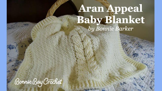 QUICK & CABLED Aran Appeal Baby Blanket