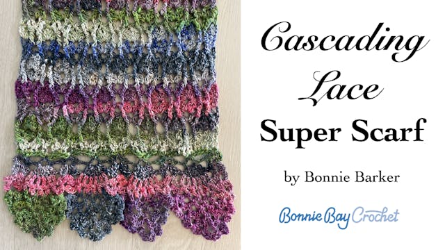 Cascading Lace Super Scarf