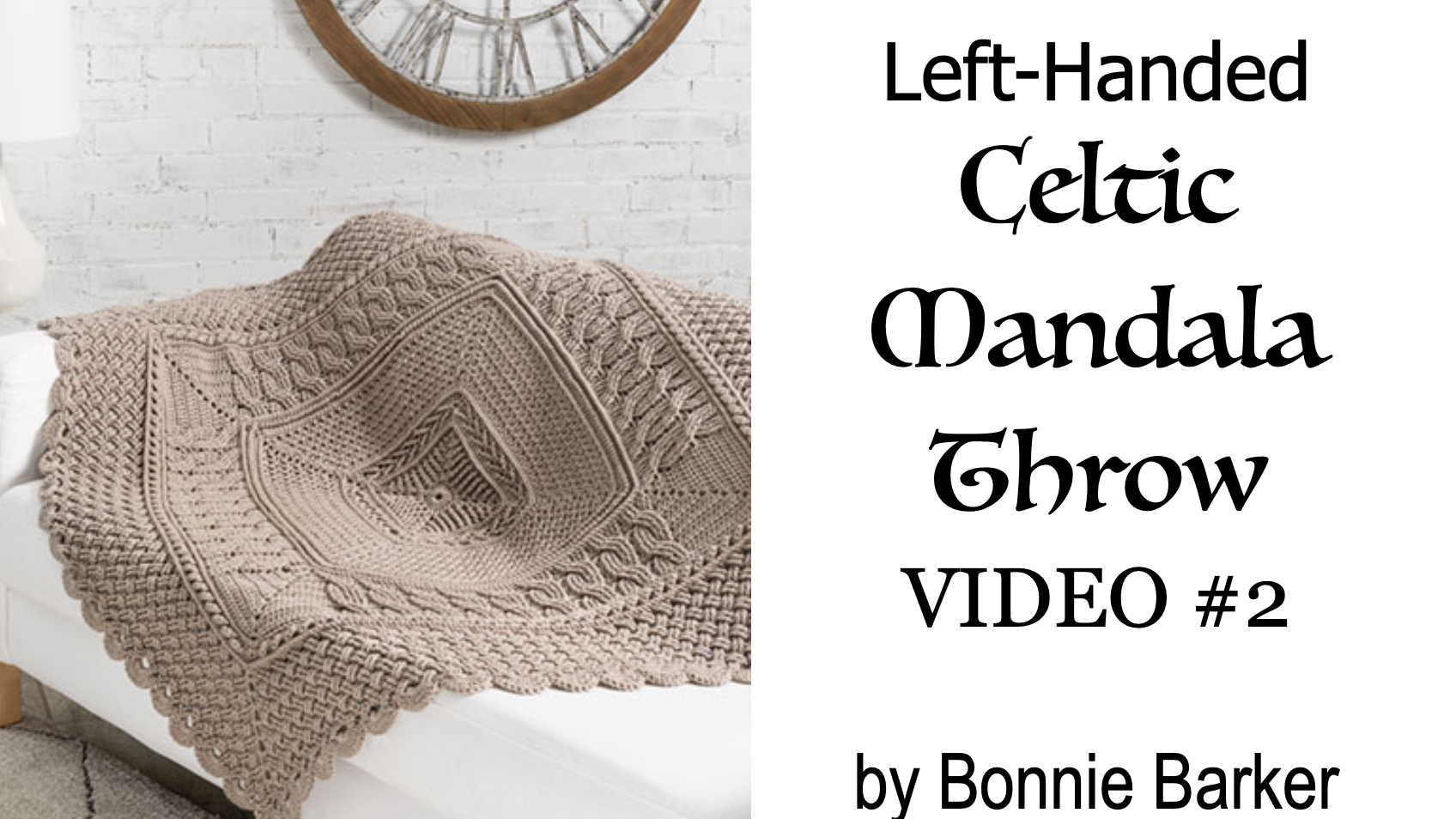 Left-Handed Celtic Mandala Throw (2 of 2) 