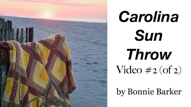 Left-Handed Carolina Sun Throw (2 of 2)