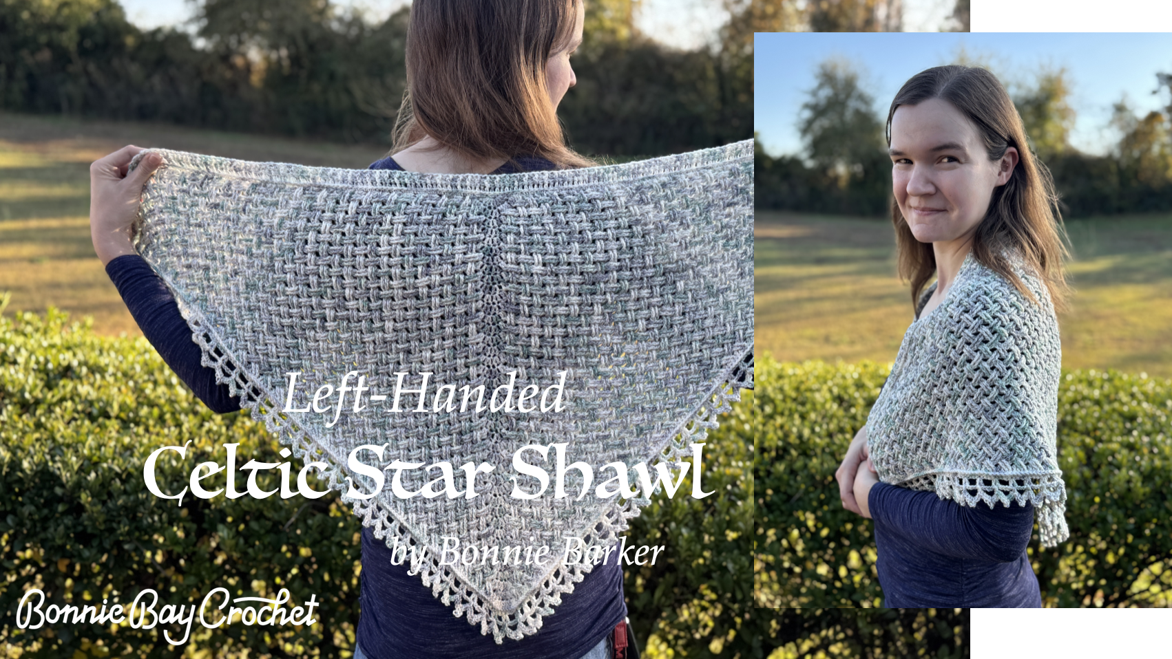 Left-Handed Celtic Star Shawl