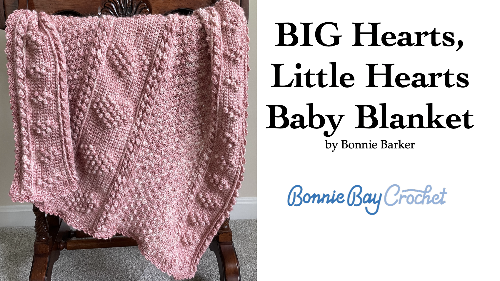 BIG Hearts, Little Hearts Baby Blanket