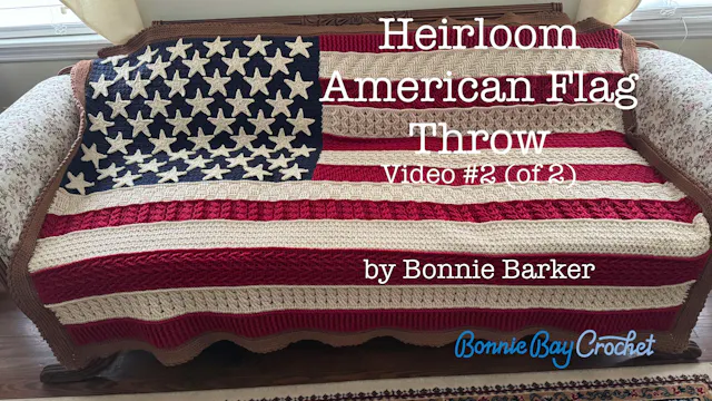 Heirloom American Flag Throw, Video #...