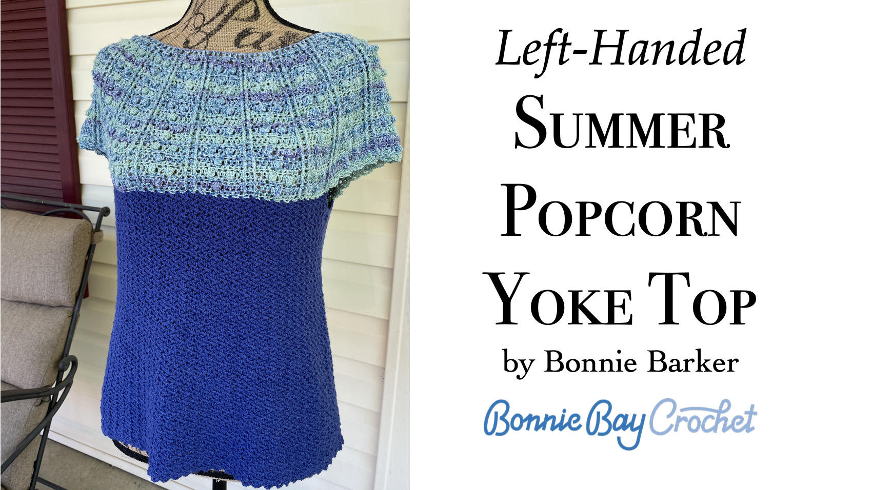 Left-Handed Summer Popcorn Yoke Top