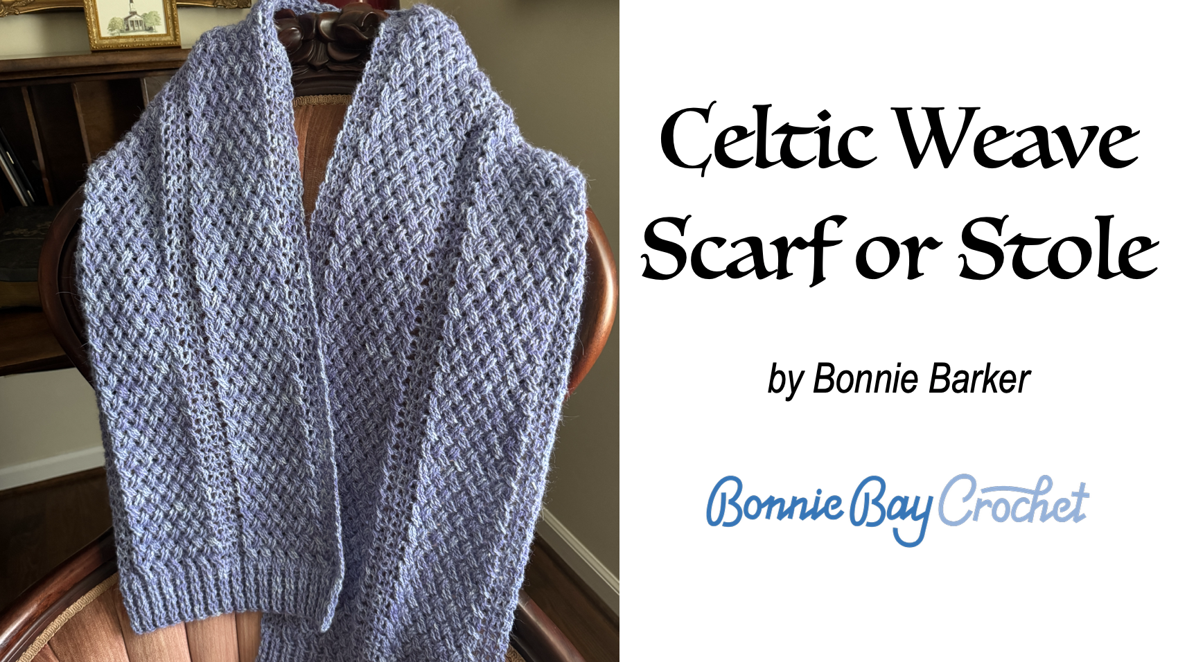 Celtic Weave Scarf or Stole