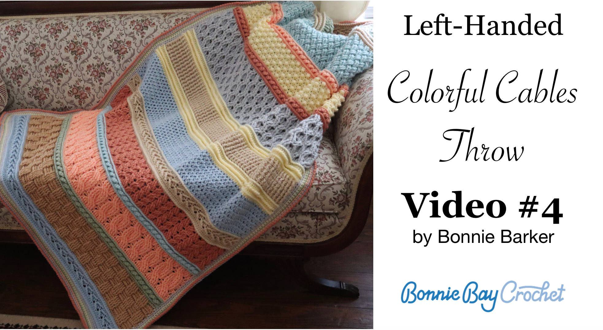 Left-Handed Colorful Cables Throw (4 of 4)