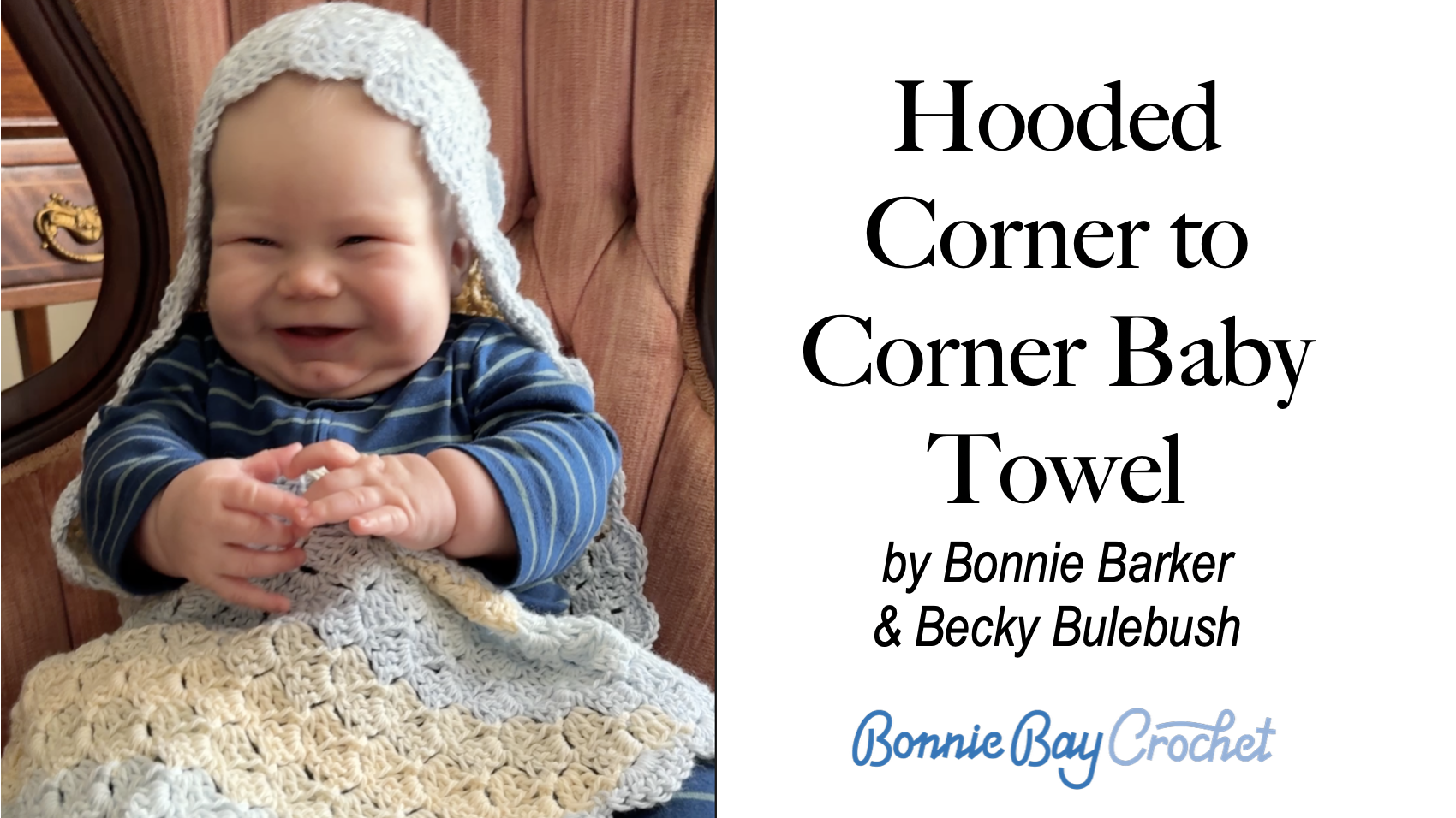 Hooded Corner to Corner Baby Towel