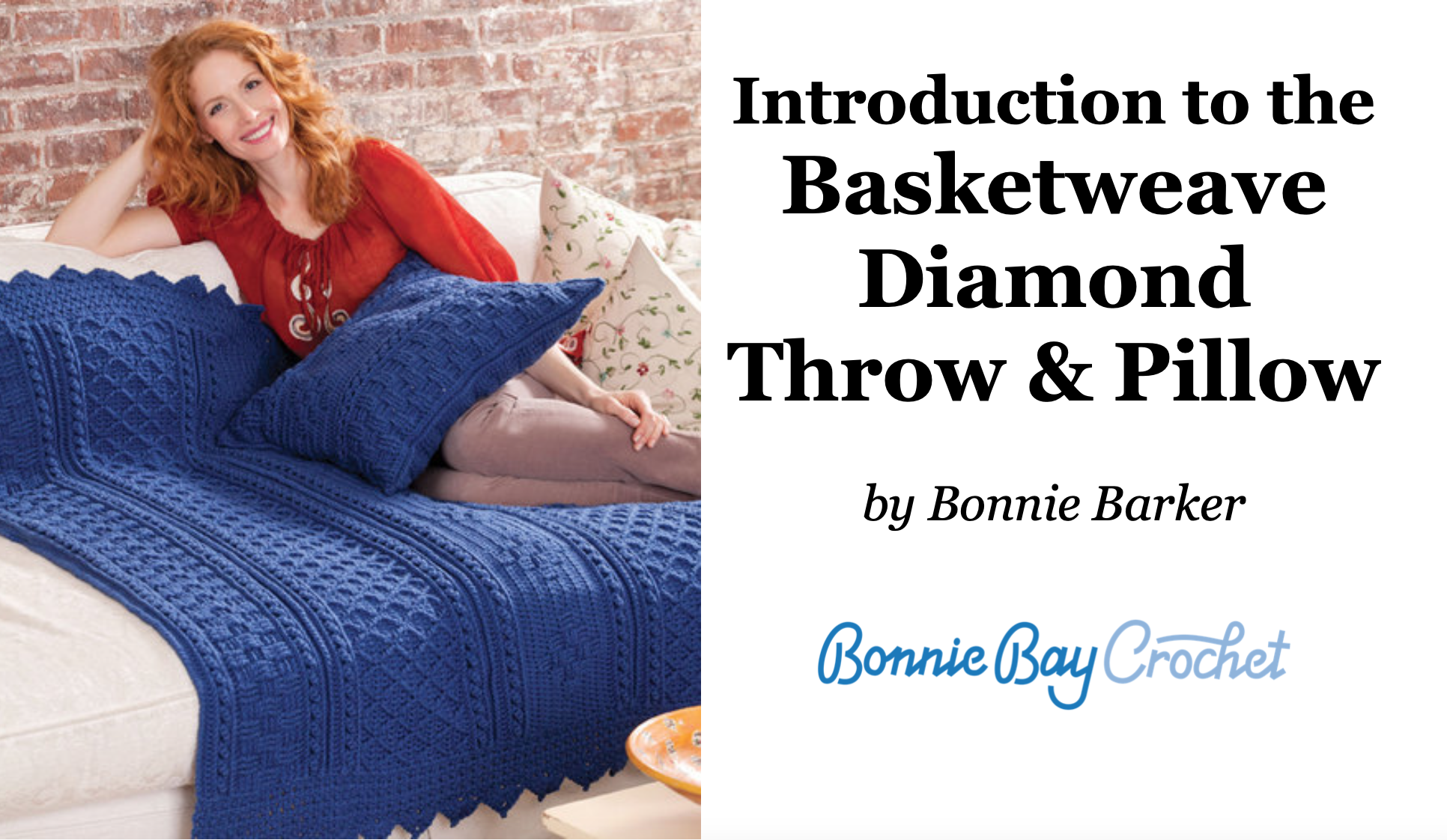 Introduction to the Basketweave Diamond Throw