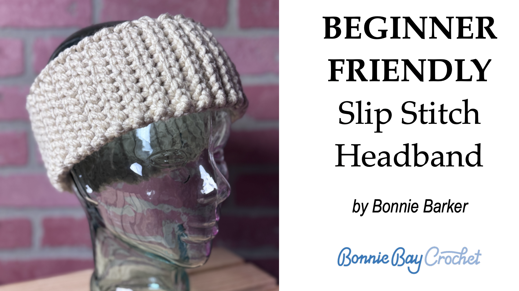 BEGINNER FRIENDLY Slip Stitch Headband