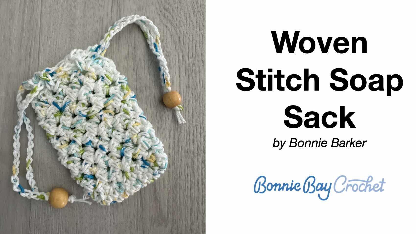 Woven Stitch Soap Sack