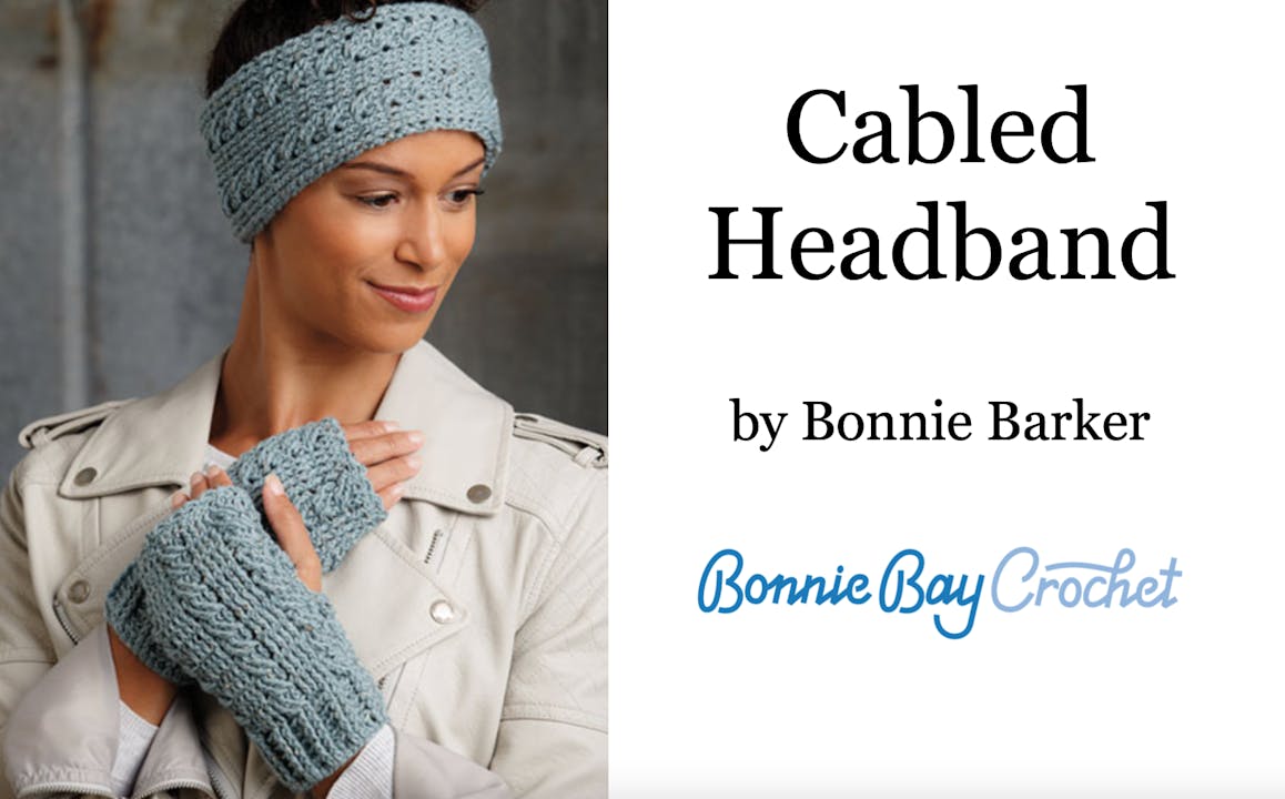 Cabled Headband Bonnie Bay Crochet