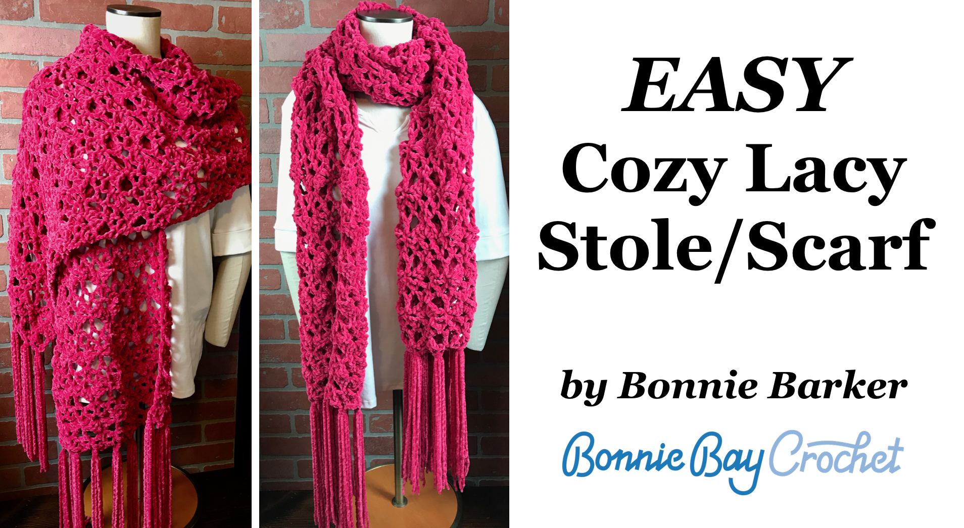 EASY Cozy Lacy Stole:Scarf