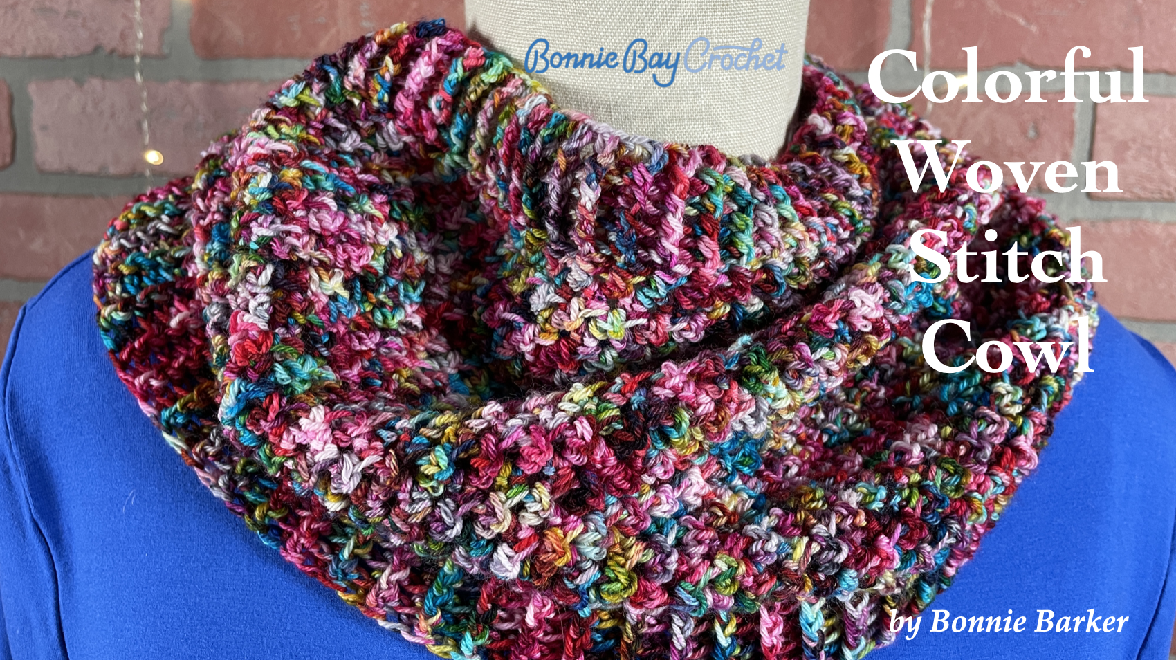 Colorful Woven Stitch Cowl
