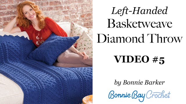 Left-Handed Basketweave Diamond Throw...