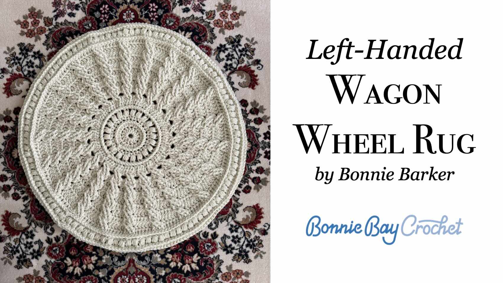 LEFT-HANDED Wagon Wheel Rug
