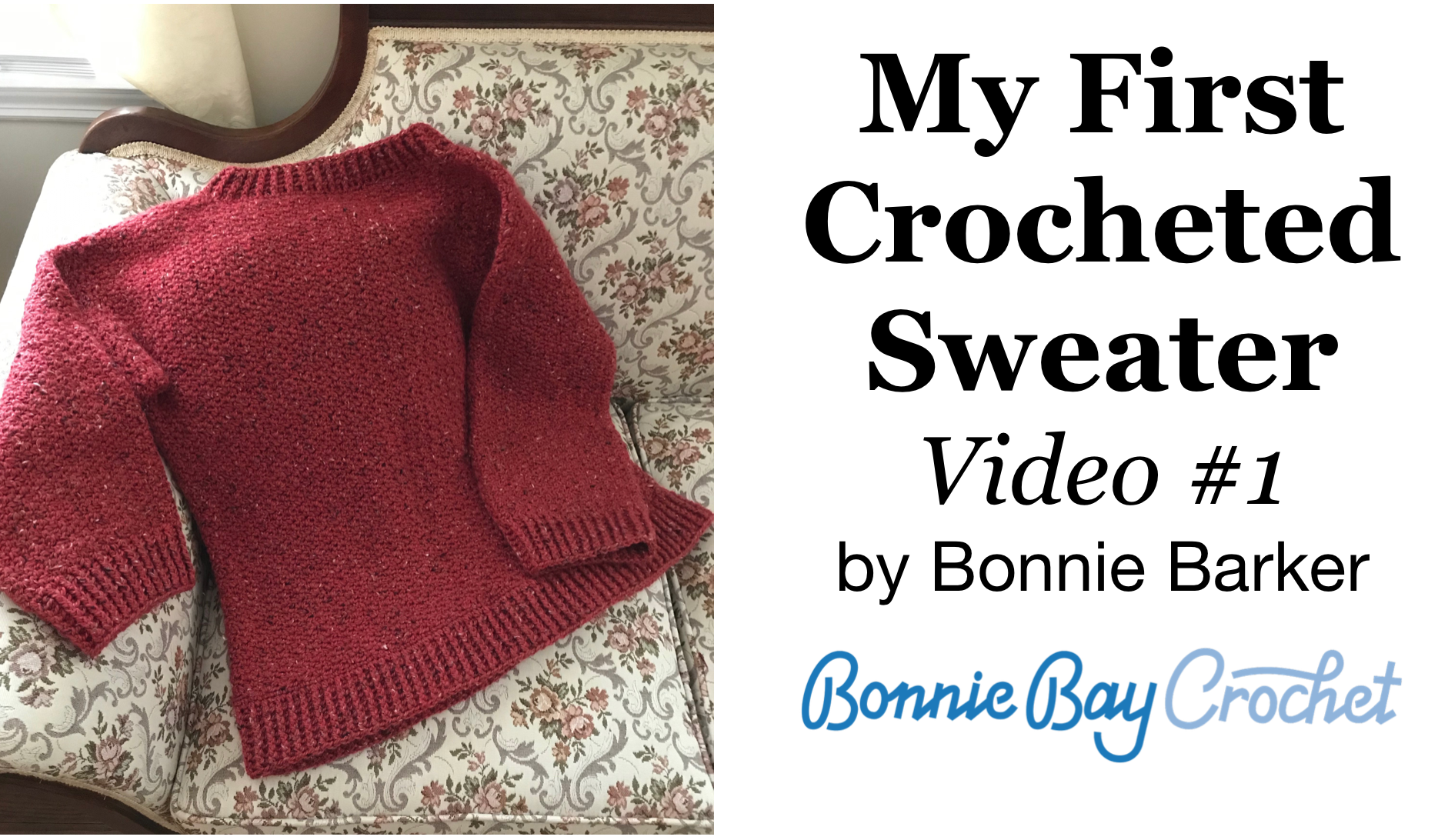 My First Crocheted Sweater (1 of 2)