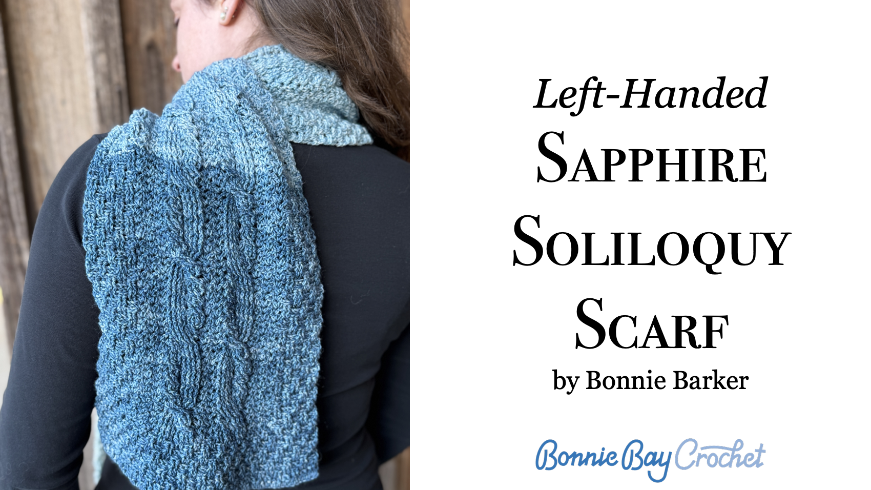 Left-Handed Sapphire Soliloguy Scarf