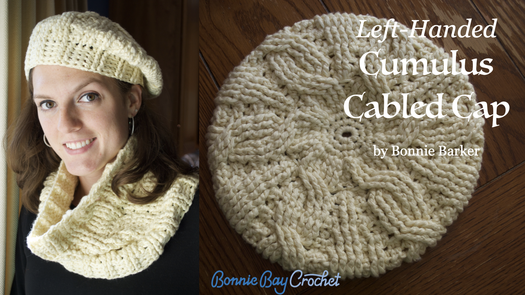 Left-Handed Cumulus Cabled Hat