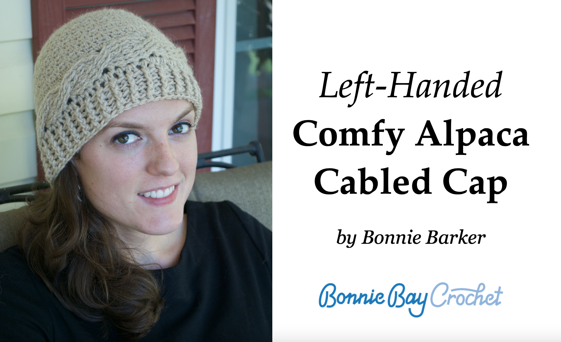 Left-Handed Comfy Alpaca Cabled Cap