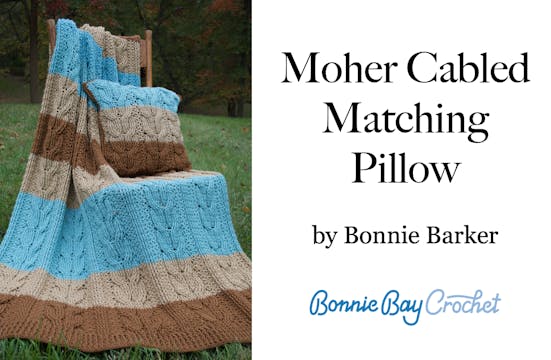 Moher Cabled Matching Pillow