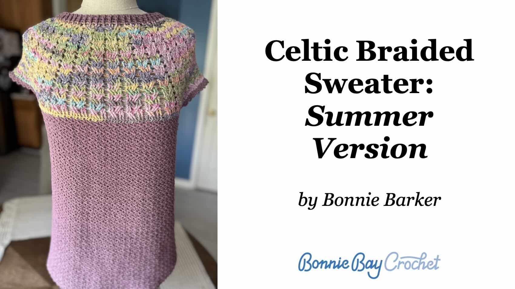 Celtic Braided Sweater: Summer Version