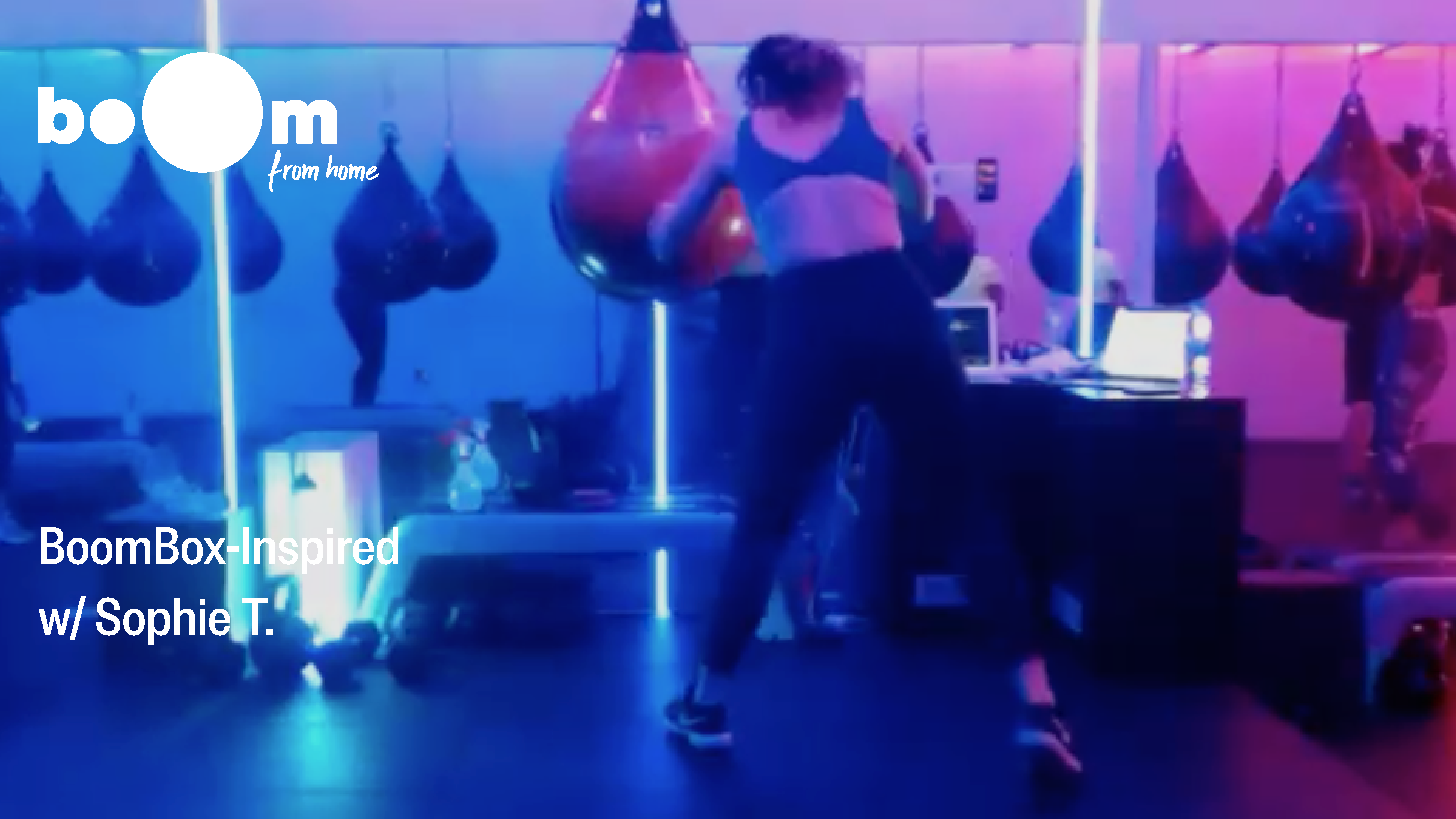 BoomBox-Inspired Workout with Sophie T. [28 July]