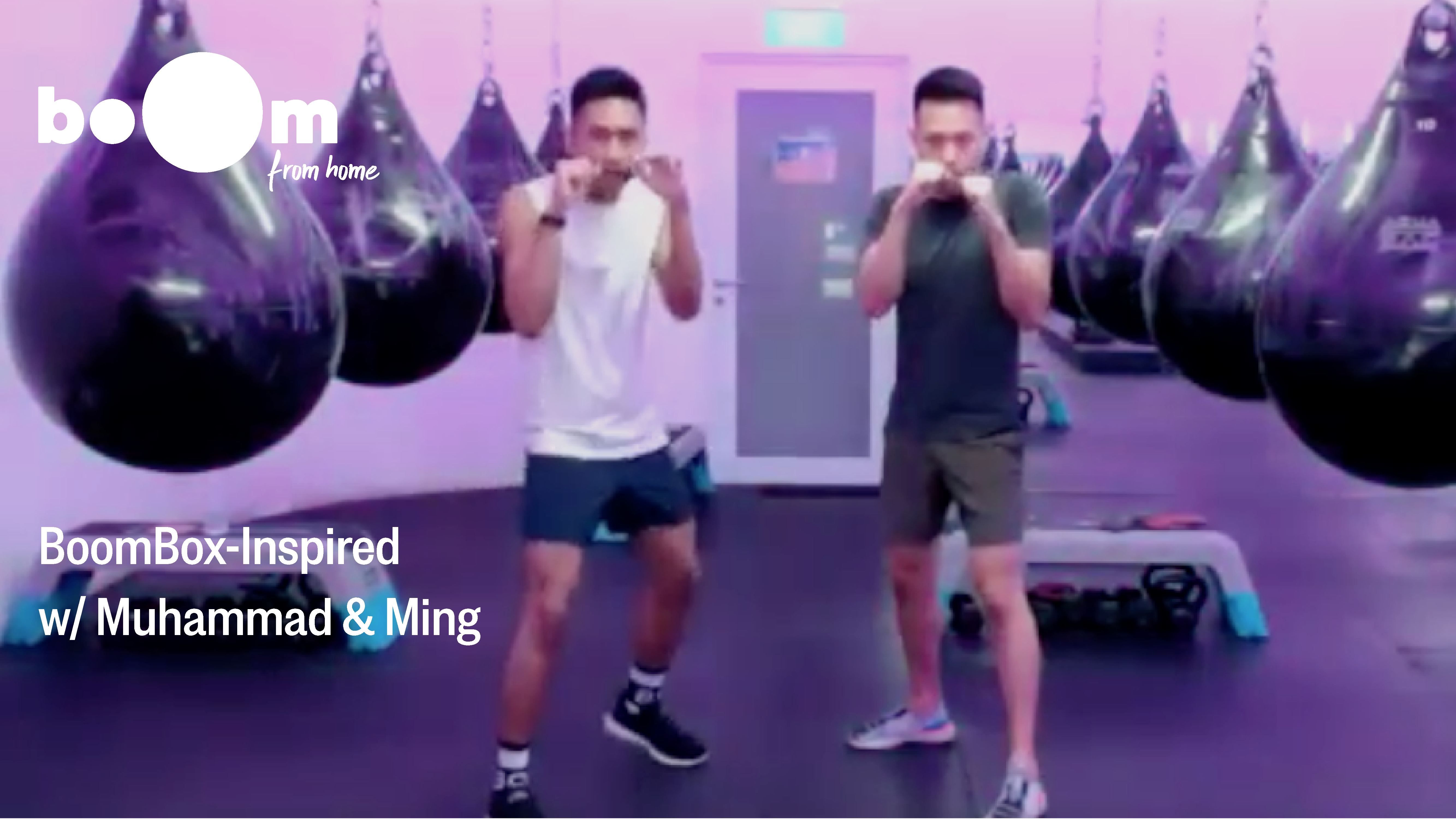 BoomBox-Inspired Workout with Muhammad and Ming [29 May 2021]