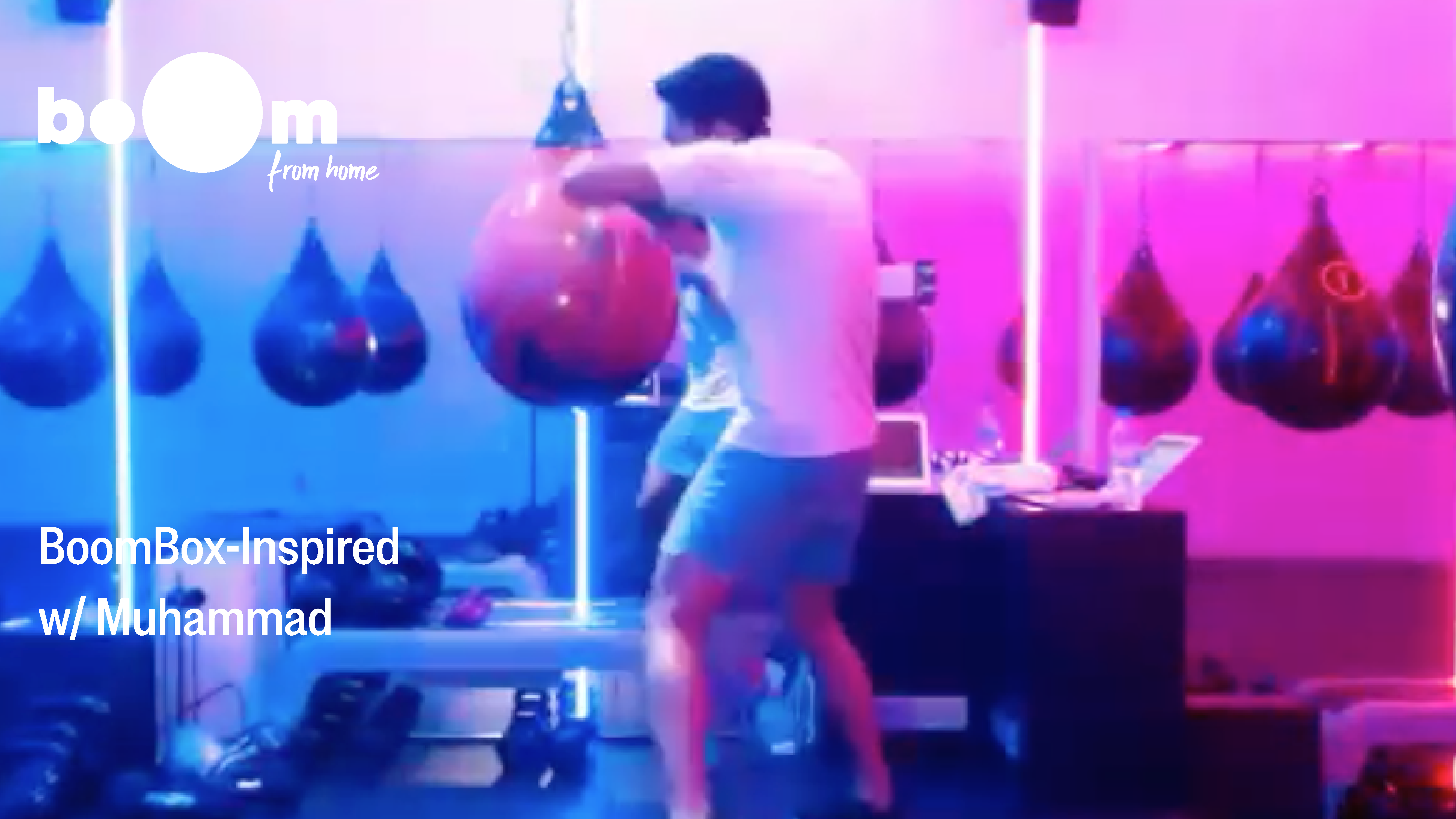 BoomBox-Inspired Workout with Muhammad [13 August]