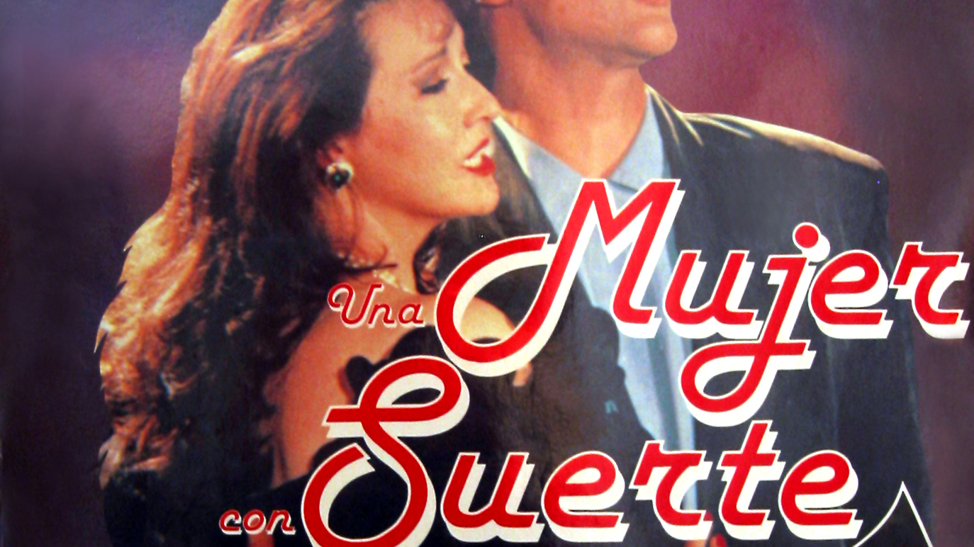 Un hombre y un una mujer con suerte  - Póster