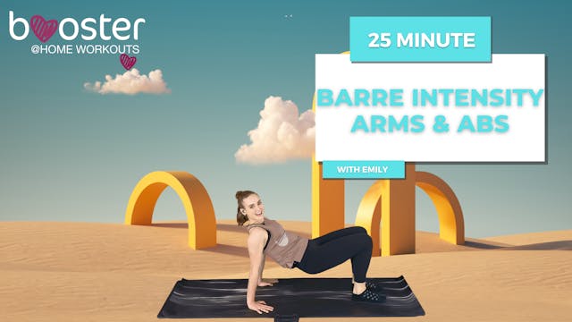 25' barre intensity arms and abs by the yellow arches